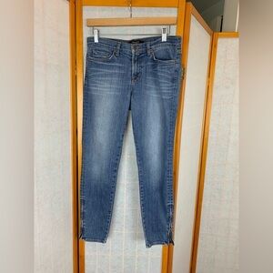 J Brand Bliss Jeans with Ankle Zippers - Size 28 - EXCELLENT